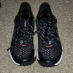 Used Under Armour Black and White Baseball Athletic Shoes